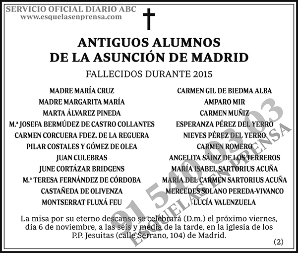 Antiguos Alumnos de la Asunción de Madrid